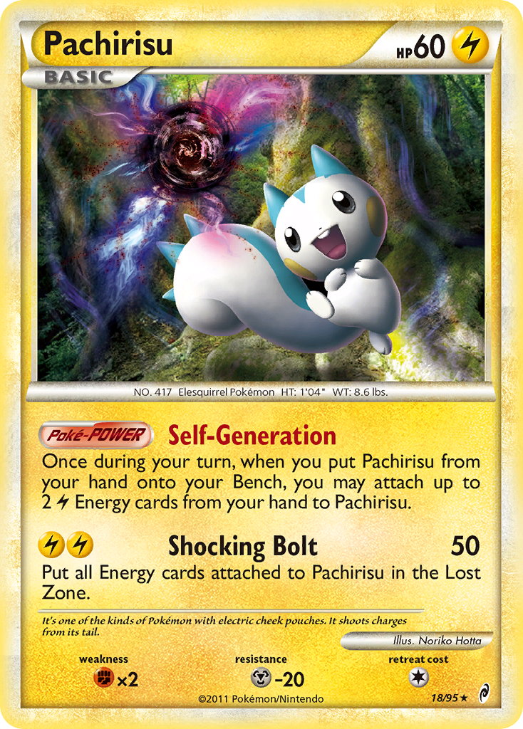 Pachirisu - Call of Legends - #18 - Pokemon TCG card
