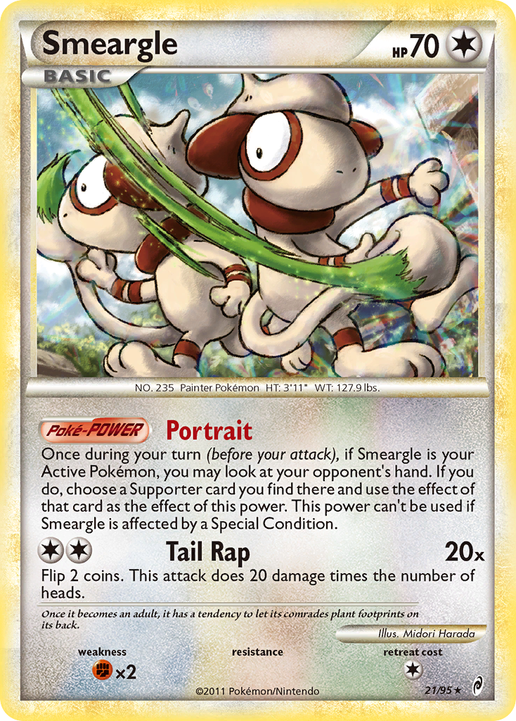 Smeargle - Call of Legends - #21 - Pokemon TCG card