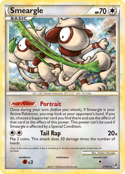 Smeargle #21 Smeargle - Call of Legends - #21 - Pokemon TCG card