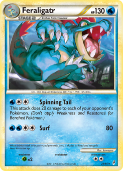 Feraligatr #25 Feraligatr - Call of Legends - #25 - Pokemon TCG card