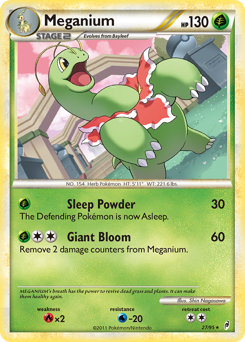 Meganium - Call of Legends - #27 - Pokemon TCG card