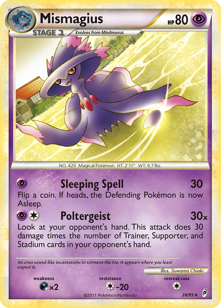 Mismagius - Call of Legends - #28 - Pokemon TCG card
