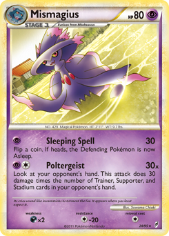 Mismagius - Call of Legends - #28 - Pokemon TCG card