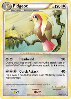 Pidgeot #30 Pidgeot - Call of Legends - #30 - Pokemon TCG card
