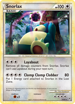 Snorlax - Call of Legends - #33 - Pokemon TCG card