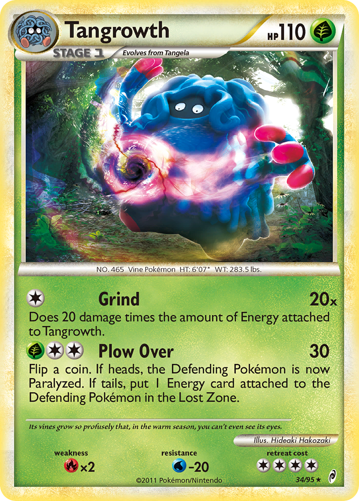 Tangrowth - Call of Legends - #34 - Pokemon TCG card