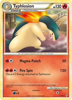 Typhlosion #35 Typhlosion - Call of Legends - #35 - Pokemon TCG card