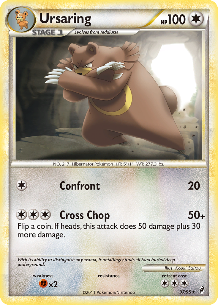 Ursaring - Call of Legends - #37 - Pokemon TCG card