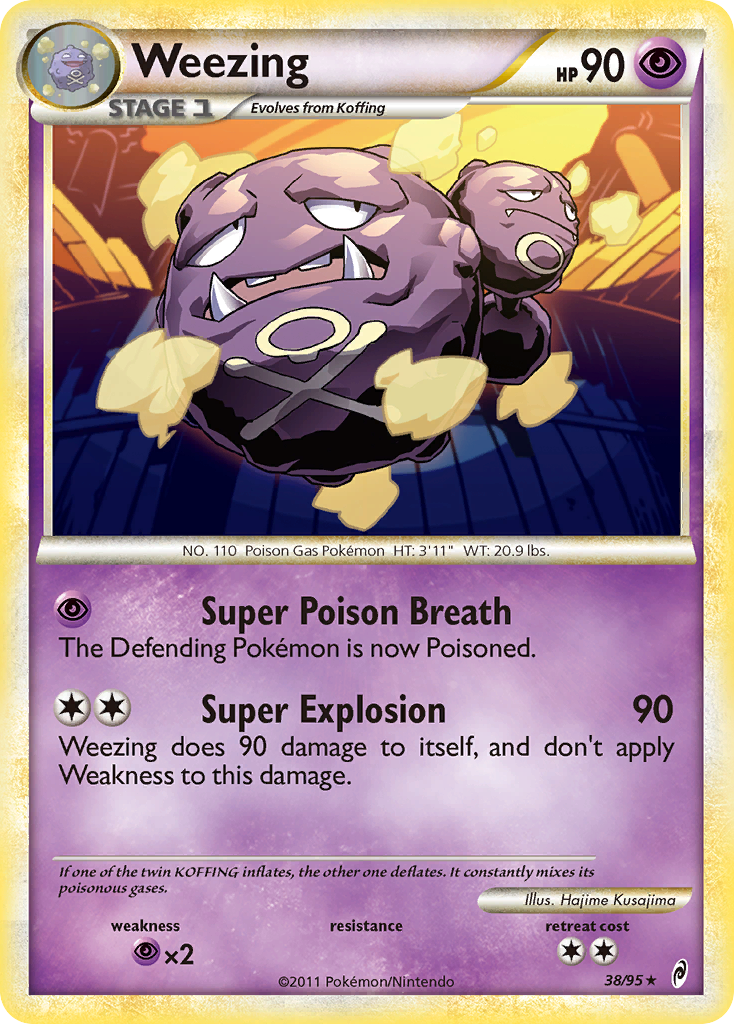 Weezing - Call of Legends - #38 - Pokemon TCG card
