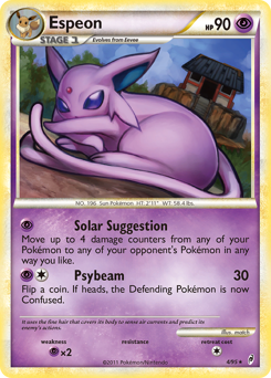 Espeon #4 Espeon - Call of Legends - #4 - Pokemon TCG card