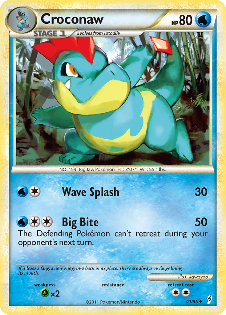 Croconaw - Call of Legends - #41 - Pokemon TCG card