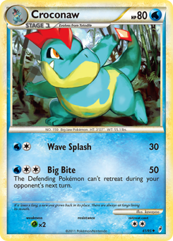 Croconaw #41 Croconaw - Call of Legends - #41 - Pokemon TCG card