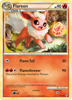 Flareon - Call of Legends - #44 - Pokemon TCG card