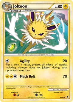 Jolteon #45 Jolteon - Call of Legends - #45 - Pokemon TCG card