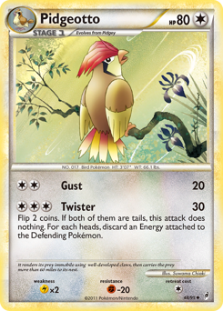 Pidgeotto - Call of Legends - #48 - Pokemon TCG card