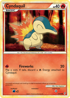 Cyndaquil #55 Cyndaquil - Call of Legends - #55 - Pokemon TCG card