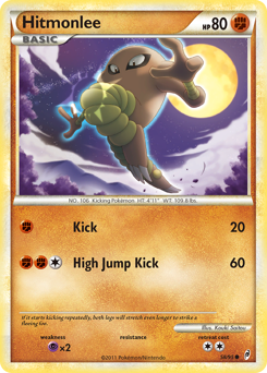 Hitmonlee #58 Hitmonlee - Call of Legends - #58 - Pokemon TCG card
