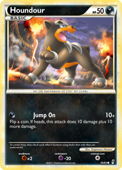 Houndour #59 Houndour - Call of Legends - #59 - Pokemon TCG card