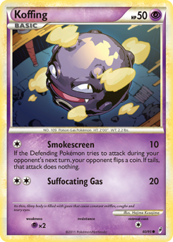Koffing #60 Koffing - Call of Legends - #60 - Pokemon TCG card