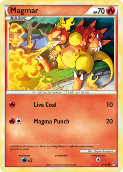 Magmar - Call of Legends - #62 - Pokemon TCG card