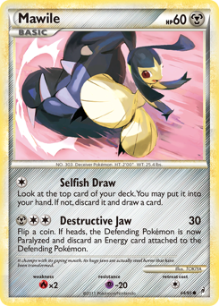 Mawile #64 Mawile - Call of Legends - #64 - Pokemon TCG card
