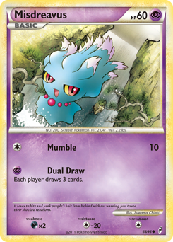 Misdreavus #65 Misdreavus - Call of Legends - #65 - Pokemon TCG card