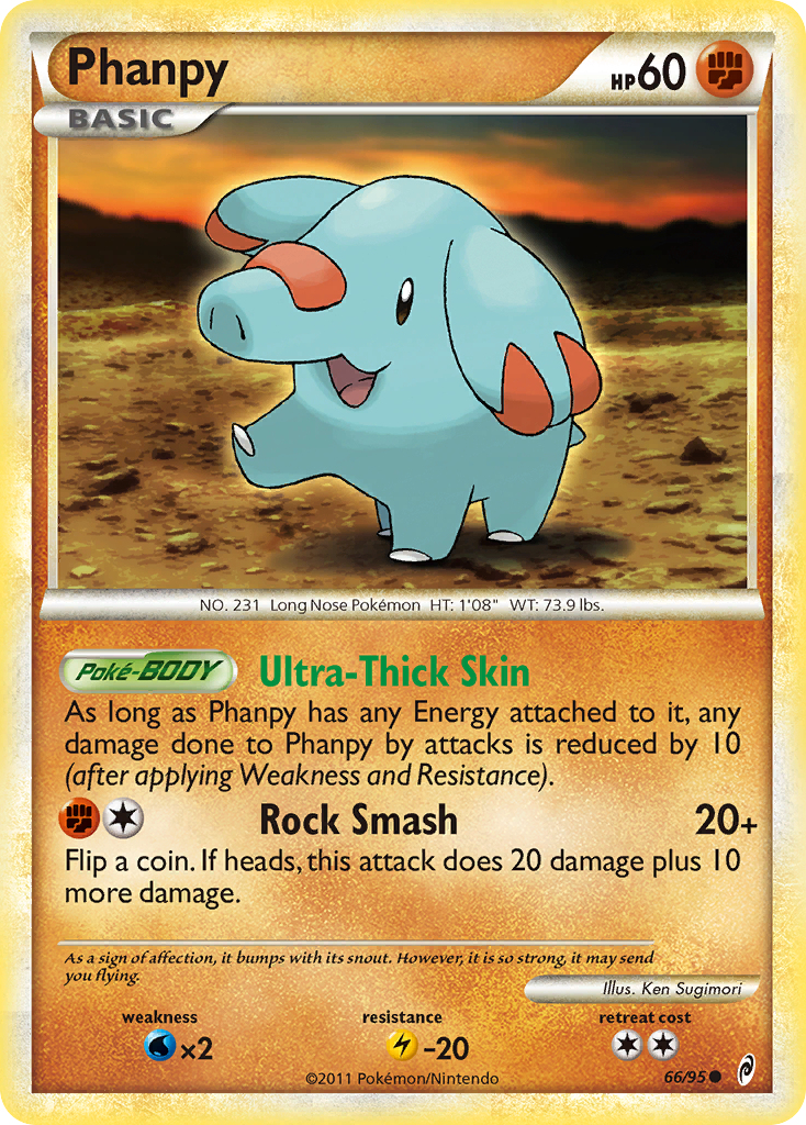 Phanpy - Call of Legends - #66 - Pokemon TCG card