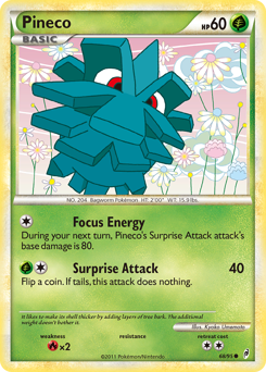 Pineco - Call of Legends - #68 - Pokemon TCG card