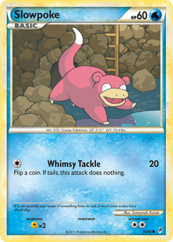 Slowpoke #70 Slowpoke - Call of Legends - #70 - Pokemon TCG card