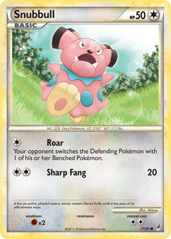 Snubbull - Call of Legends - #71 - Pokemon TCG card