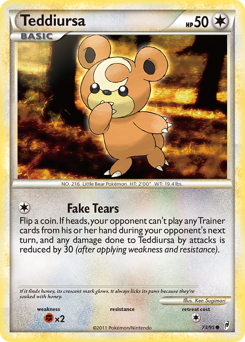 Teddiursa #73 Teddiursa - Call of Legends - #73 - Pokemon TCG card