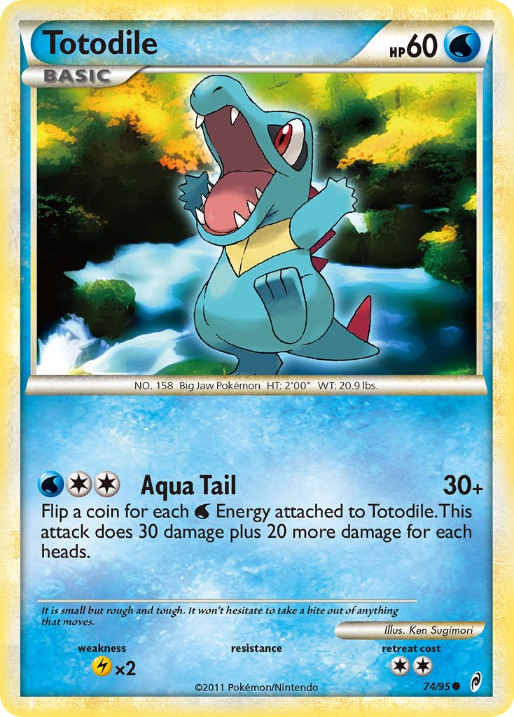 Totodile - Call of Legends - #74 - Pokemon TCG card