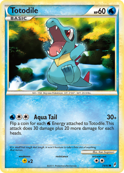 Totodile - Call of Legends - #74 - Pokemon TCG card
