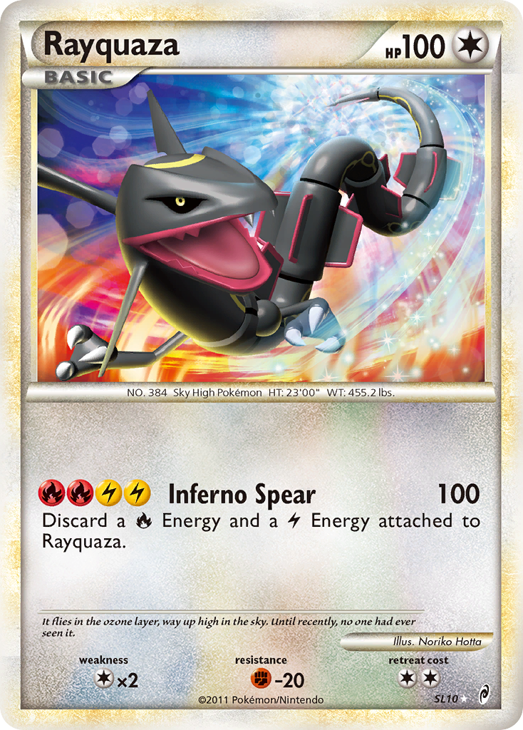 Rayquaza - Call of Legends - #SL10 - Pokemon TCG card