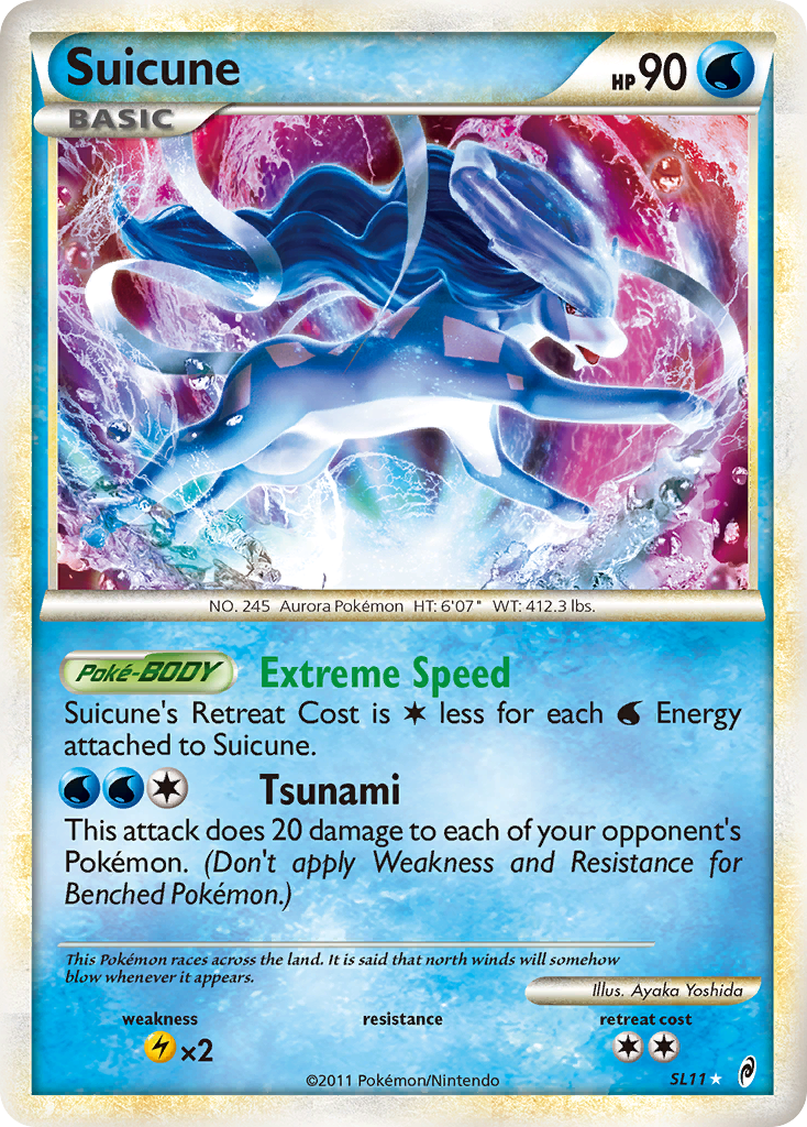 Suicune - Call of Legends - #SL11 - Pokemon TCG card