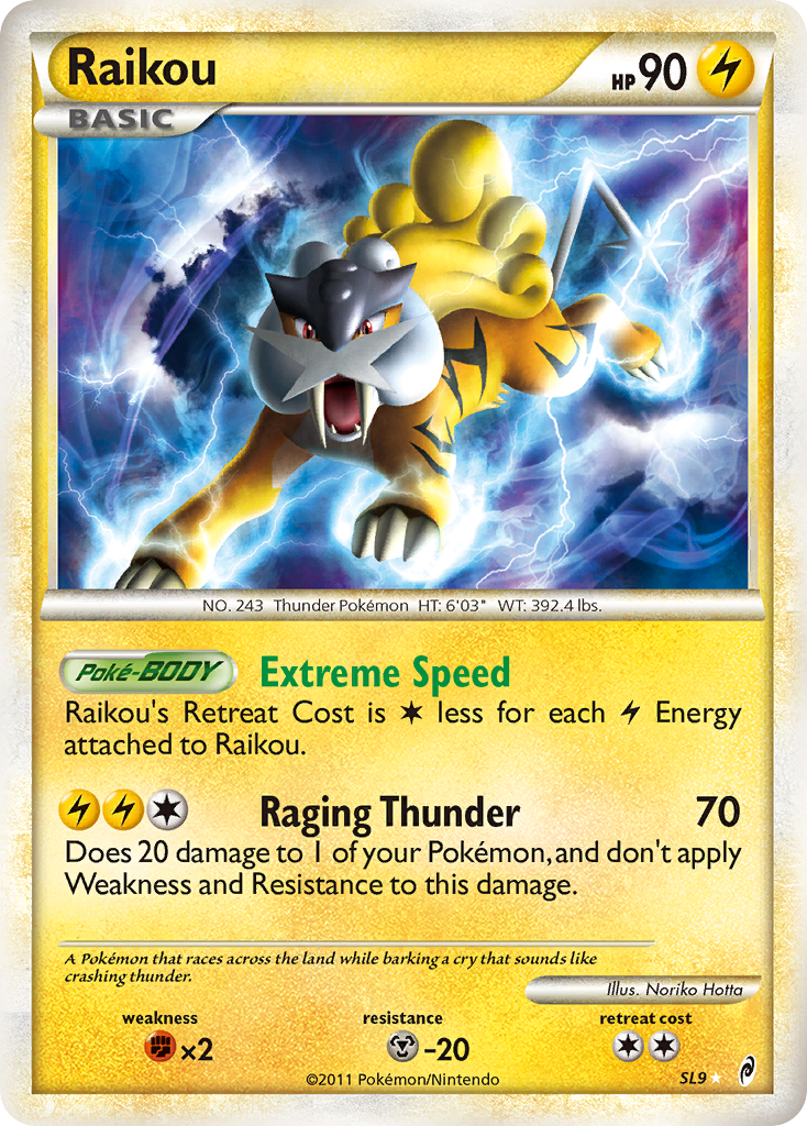 Raikou - Call of Legends - #SL9 - Pokemon TCG card