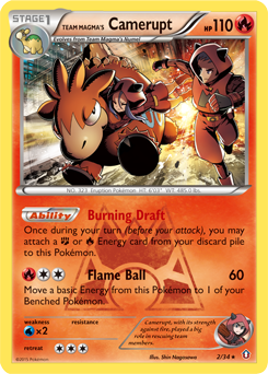 Team Magma's Camerupt #2 Team Magma's Camerupt - Double Crisis - #2 - Pokemon TCG card