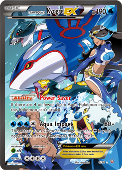 Team Aqua's Kyogre-EX #6 Team Aqua's Kyogre-EX - Double Crisis - #6 - Pokemon TCG card