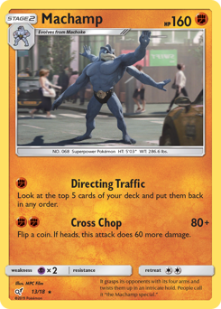 Machamp - Detective Pikachu - #13 - Pokemon TCG card