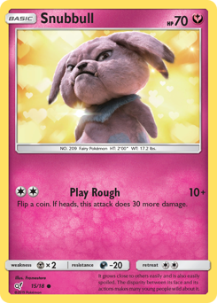 Snubbull - Detective Pikachu - #15 - Pokemon TCG card