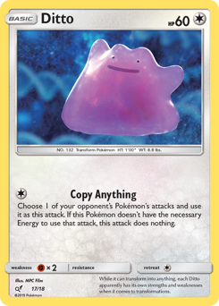 Ditto #17 Ditto - Detective Pikachu - #17 - Pokemon TCG card