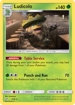 Ludicolo - Detective Pikachu - #2 - Pokemon TCG card