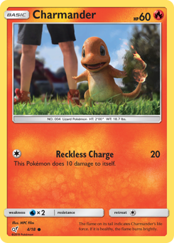 Charmander #4 Charmander - Detective Pikachu - #4 - Pokemon TCG card