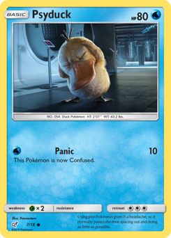 Psyduck - Detective Pikachu - #7 - Pokemon TCG card