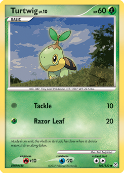 Turtwig - Diamond & Pearl - #103 - Pokemon TCG card