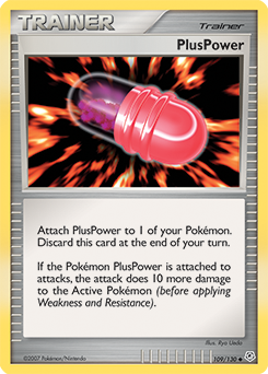 PlusPower - Diamond & Pearl - #109 - Pokemon TCG card