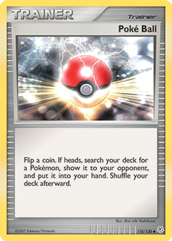 Poké Ball - Diamond & Pearl - #110 - Pokemon TCG card