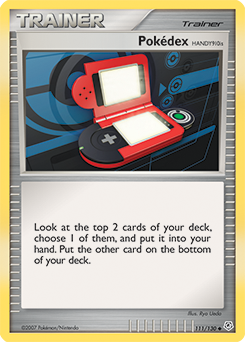 Pokédex HANDY910is - Diamond & Pearl - #111 - Pokemon TCG card