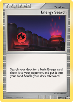 Energy Search - Diamond & Pearl - #117 - Pokemon TCG card