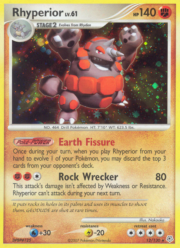 Rhyperior - Diamond & Pearl - #12 - Pokemon TCG card